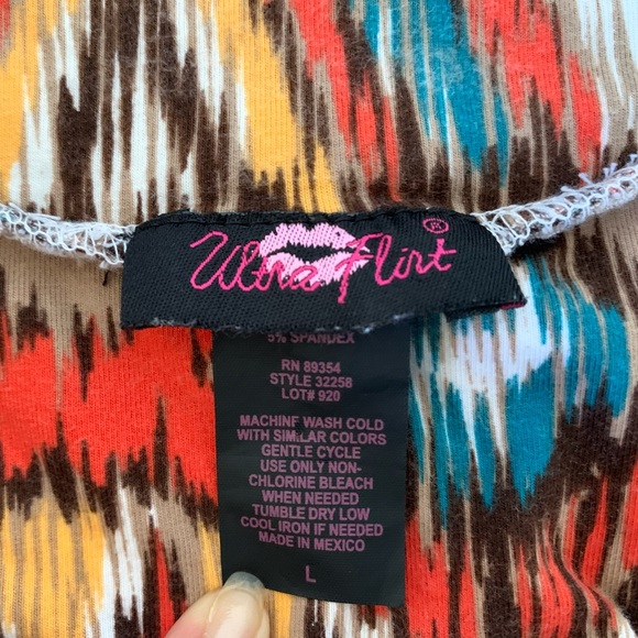 Multicolored Mini Skirt - Picture 2 of 2